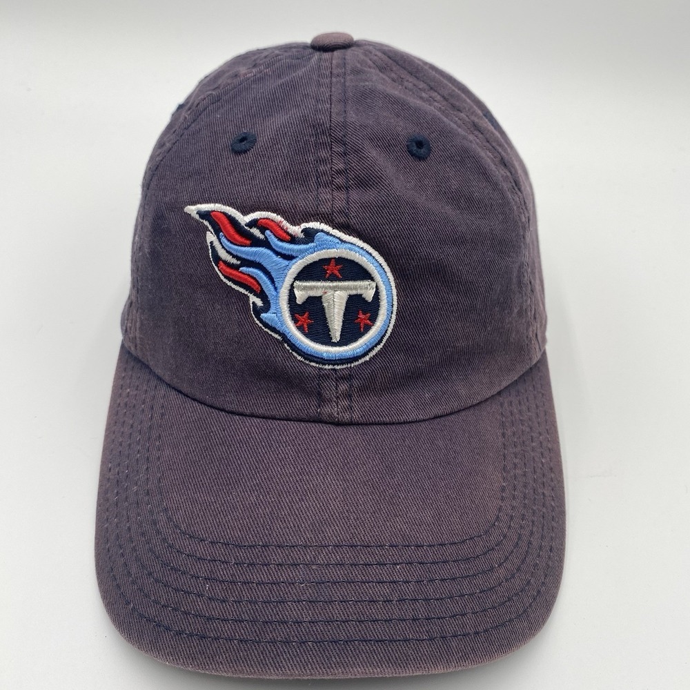 Tennessee Titans Hat NFL Team Clean Up Adjustable Strapback Blue‎ Cotton Dad